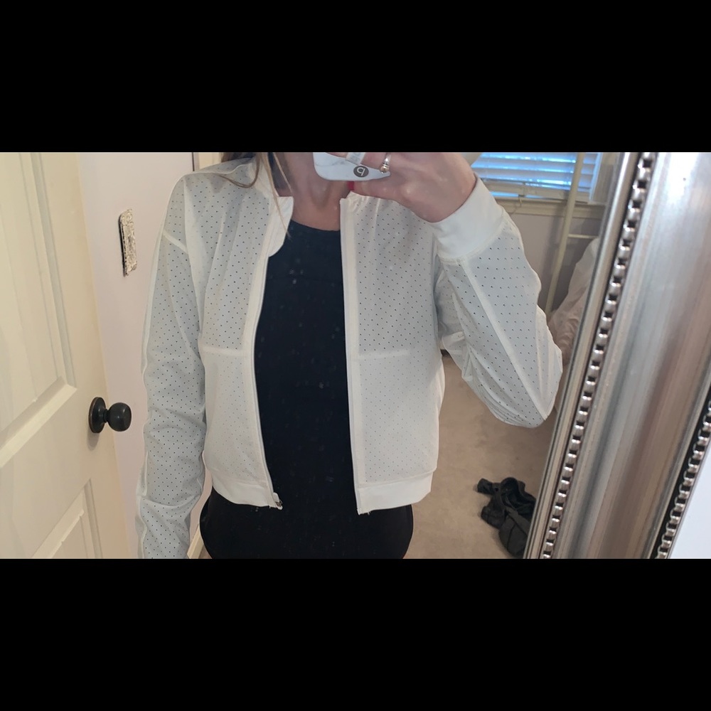 NWOT LULULEMON white bomber